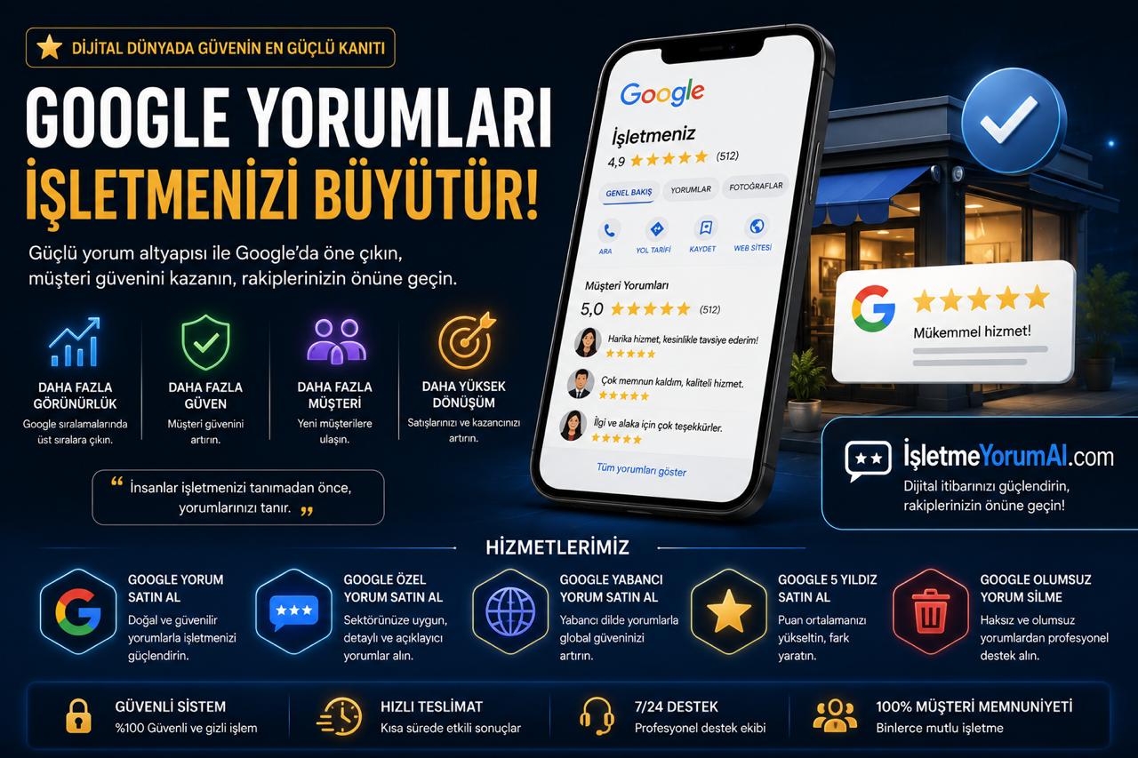 Google Yorumlarının Gücü: Dijital     İtibarda Öne Çıkmanın Yeni Yolu