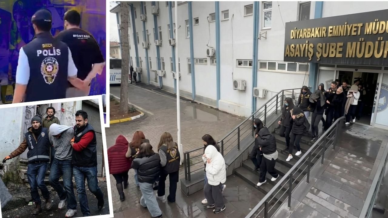 Diyarbakır merkezli büyük uyuşturucu operasyonu: Zehir Ağına Büyük Darbe!