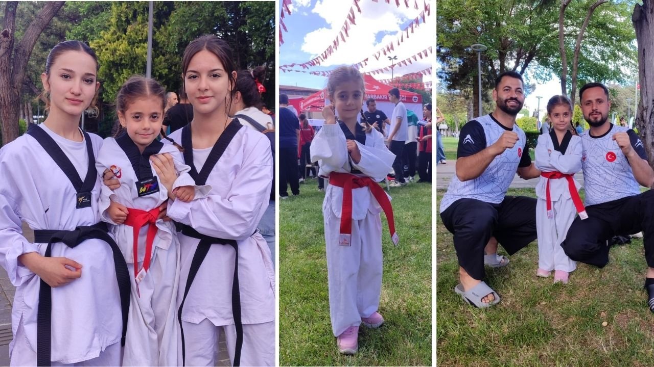 Diyarbakır’daki 19 Mayıs kutlamalarında minik Elvin rüzgarı
