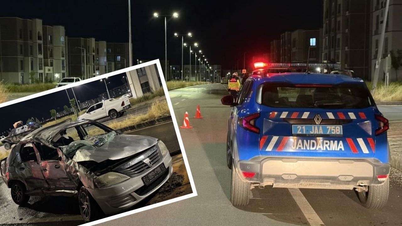 Diyarbakır'da gece yarısı feci kaza: 2 ölü, 5 yaralı