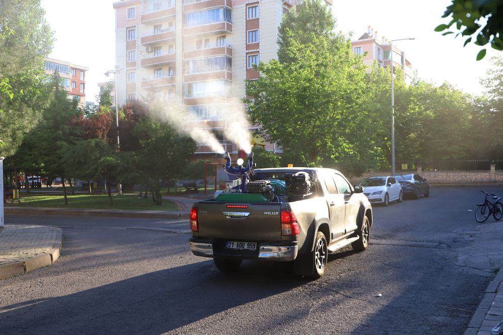 Diyarbakır’da 17 ilçede ULV destekli ilaçlama çalışması