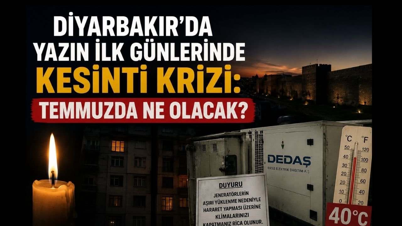 Diyarbakır’da yaz gelmeden elektrik krizi: Sıcakla