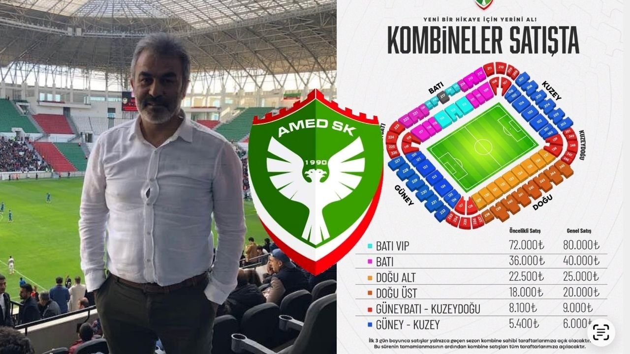 Amedspor’a kombine bilet fiyatları eleştirisi: Halktan uzaklaşıyorlar