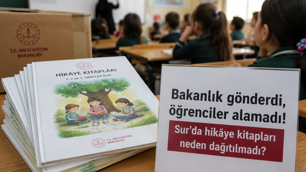 Bakanlık gönderdi, öğrenciler alamadı: Diyarbakır Sur’da kitaplar neden dağıtılmadı?
