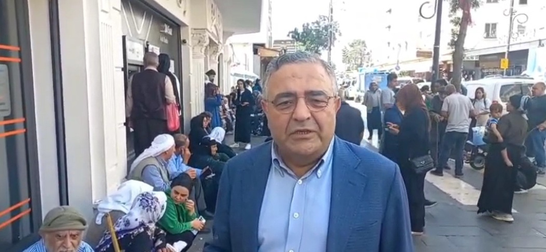 Tanrıkulu’ndan Diyarbakır’daki banka kuyruğuna tepki:  Bu yoksulluğun en dibidir!