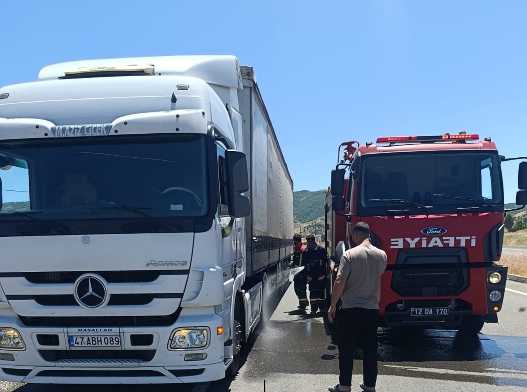 Diyarbakır’dan yola çıkmıştı: Seyir halindeyken alev aldı