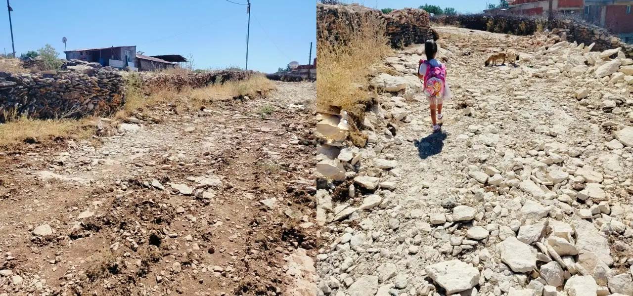 Diyarbakır Dicle'de yol çilesi: Kemoterapi hastası sedyeyle taşındı!