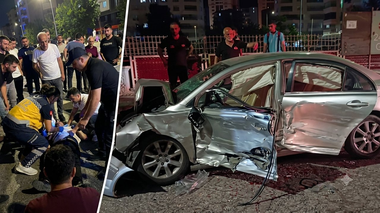 Diyarbakır'da Tır ve iki aracın karıştığı kazada faciadan dönüldü