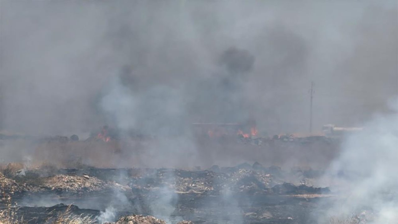 Diyarbakır’da korkutan yangın; İtfaiye ekipleri olay yerinde