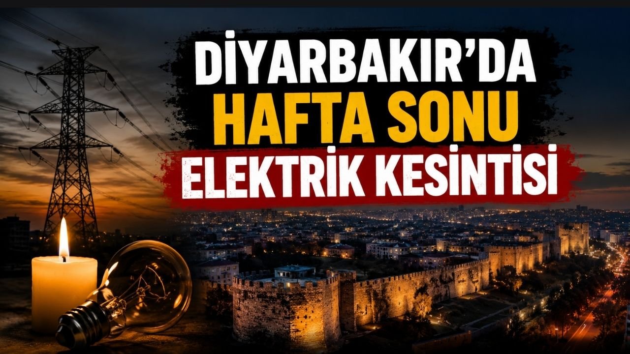 Diyarbakır'da Elektrik Kesintisi: 26 Temmuz Pazar Günü Hangi Mahallelerde Elektrikler Kesilecek?