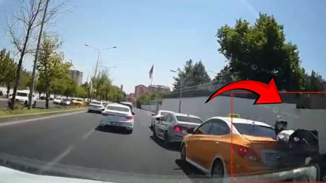 Diyarbakır’da dalgın motosiklet sürücüsü otomobile çarptı
