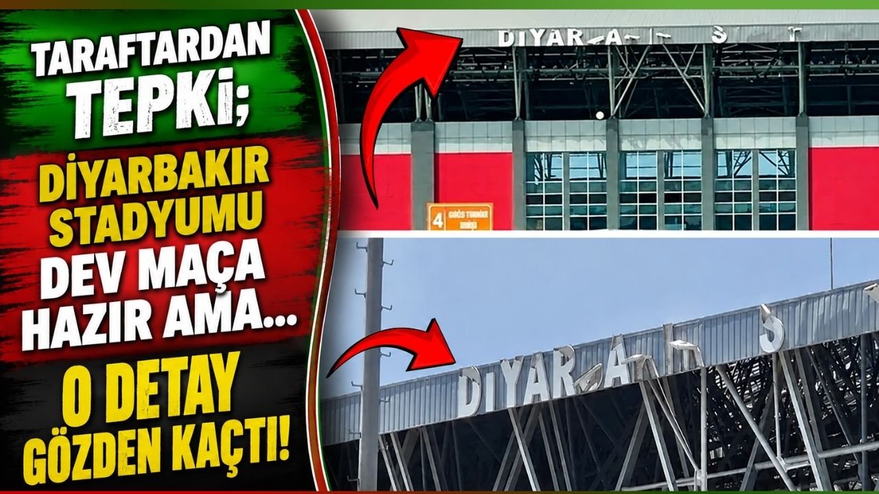 Diyarbakır Stadyumunda utandıran görüntüye taraftardan tepki