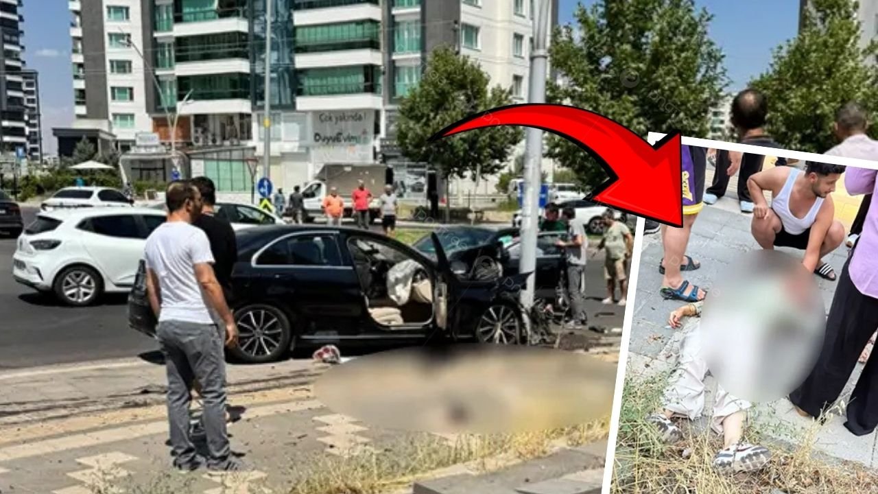 Diyarbakır’da iki otomobil çarpıştı: 1 ölü, 1 yaralı