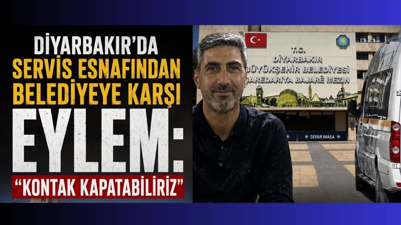 Diyarbakır’da servis esnafından eylem: Kontak kapatabiliriz