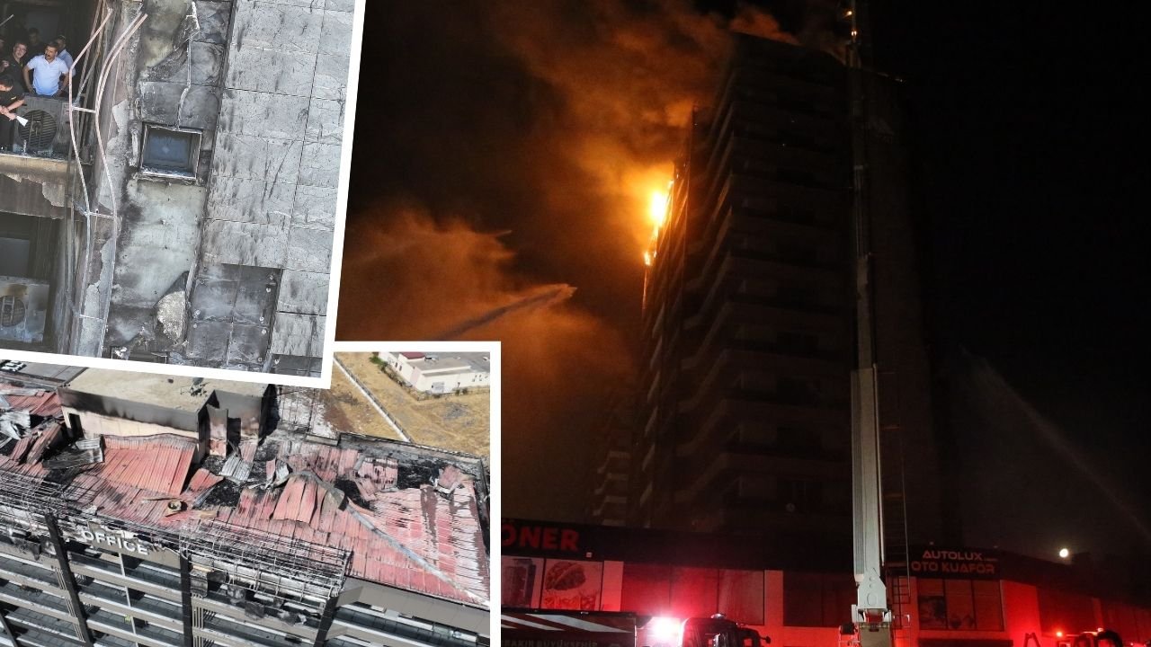 Diyarbakır’daki plaza yangınının itfaiye ön raporu açıklandı