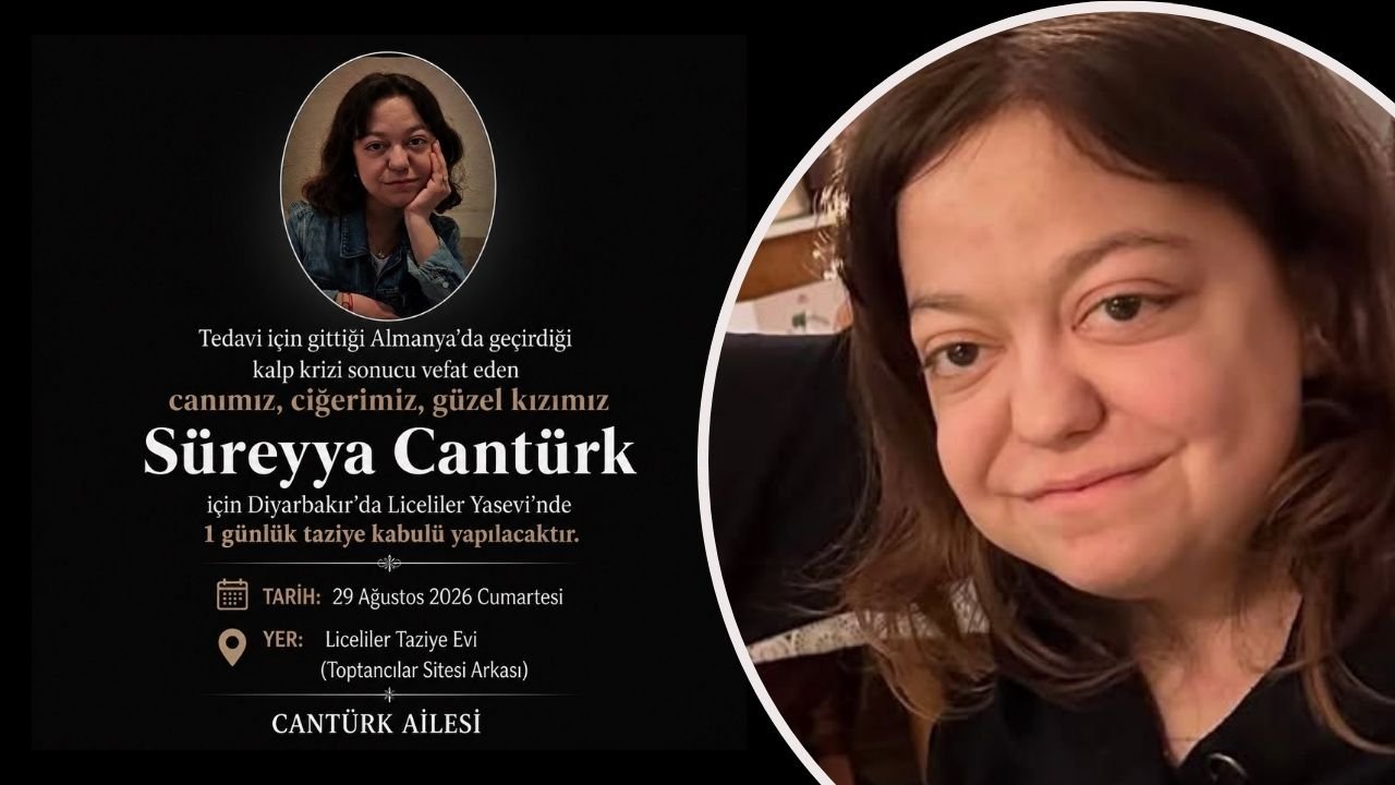 Süreyya Cantürk için Diyarbakır’da da taziye kurulacak