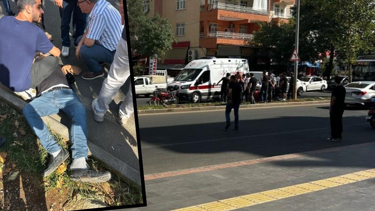 Diyarbakır'da motosikletin çarptığı yaya yaralandı