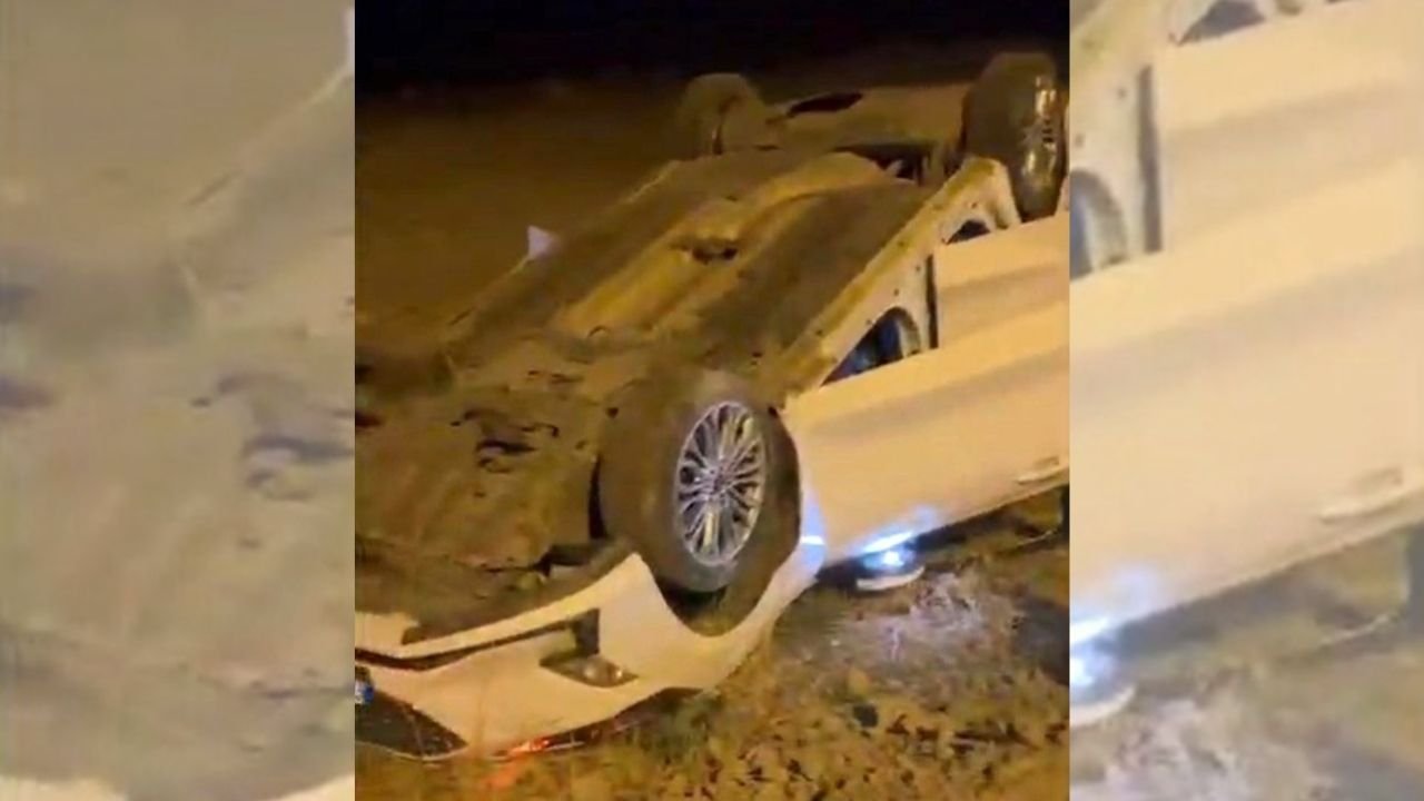 Diyarbakır'da otomobil takla attı: 1 yaralı