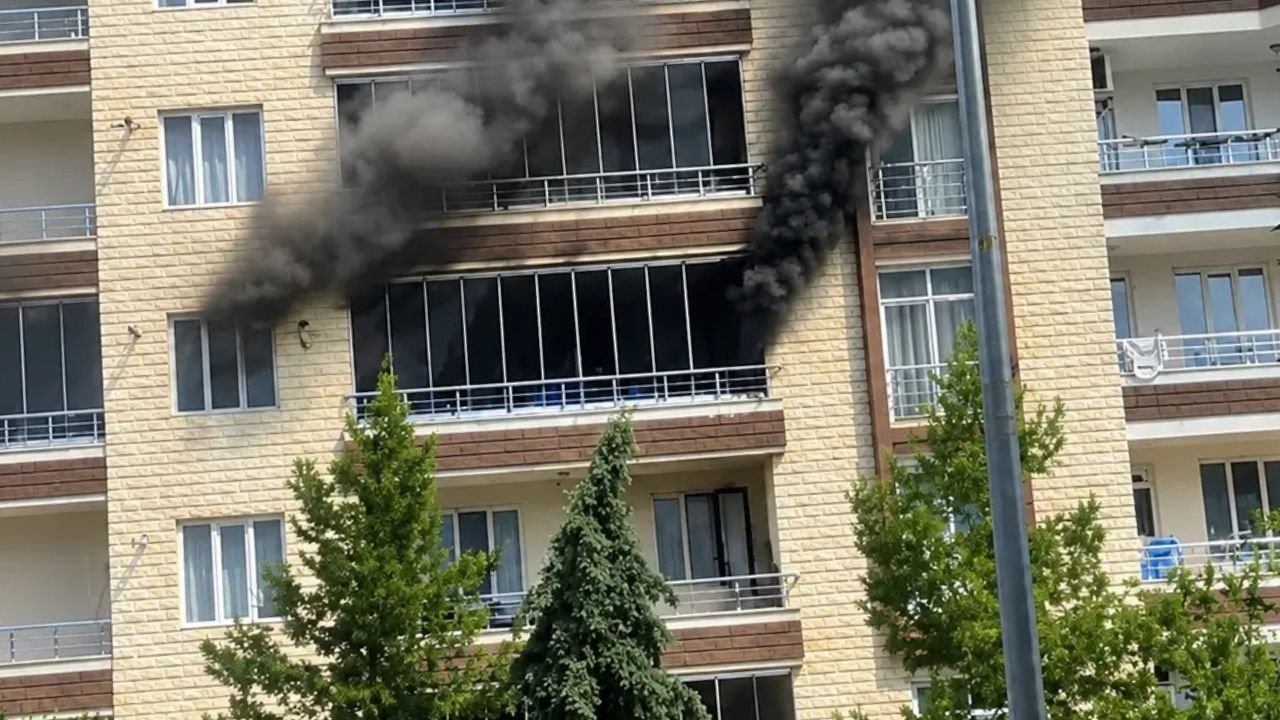 Diyarbakır’da sitede korkutan yangın