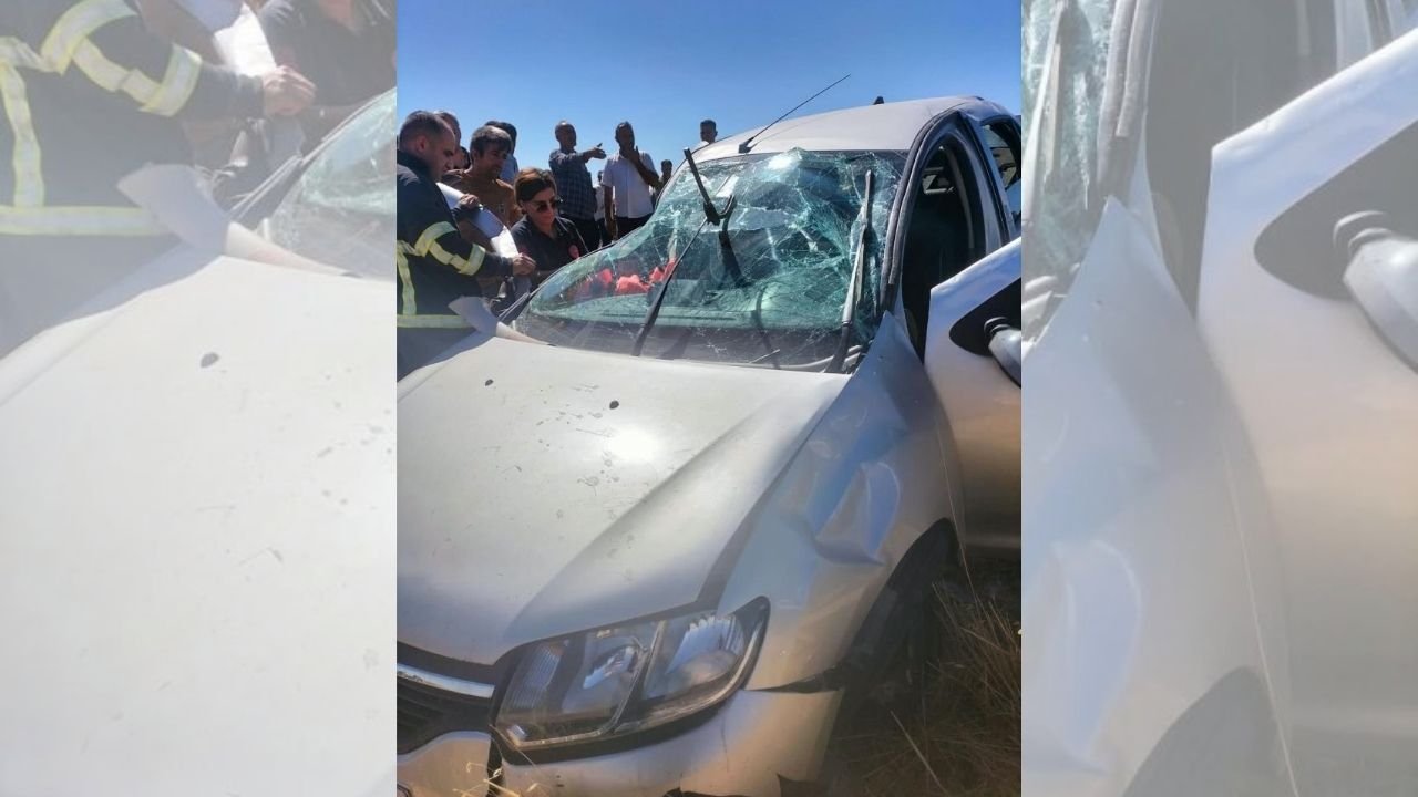 Diyarbakır'da otomobil takla attı: Yaralılar var