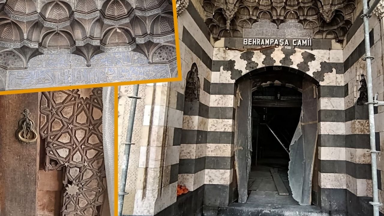 Diyarbakır’da 453 yıllık Behram Paşa Camisinde restorasyon çilesi