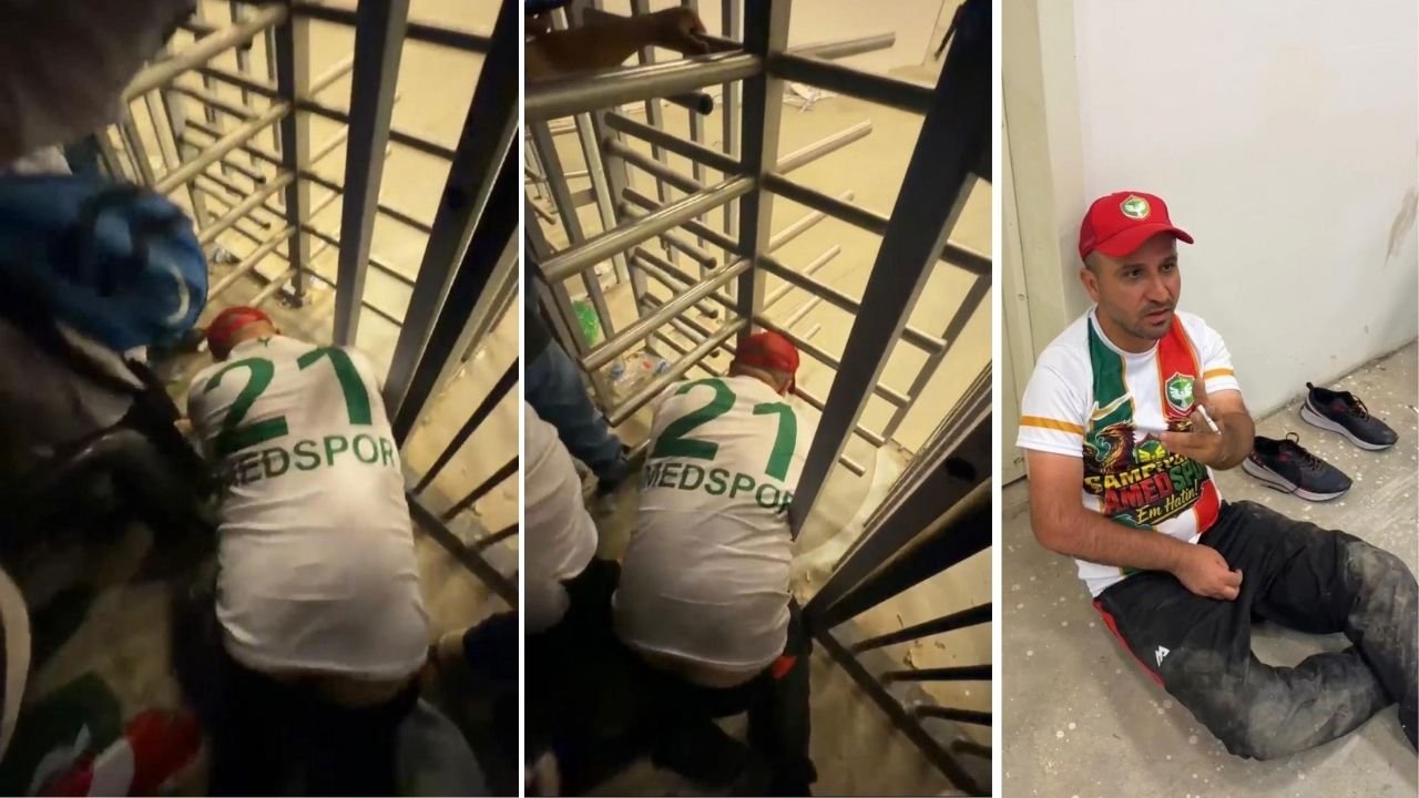 Diyarbakır Stadyumu’nda skandal görüntüler: Engelli taraftarlar tuvalete sürünerek gitti
