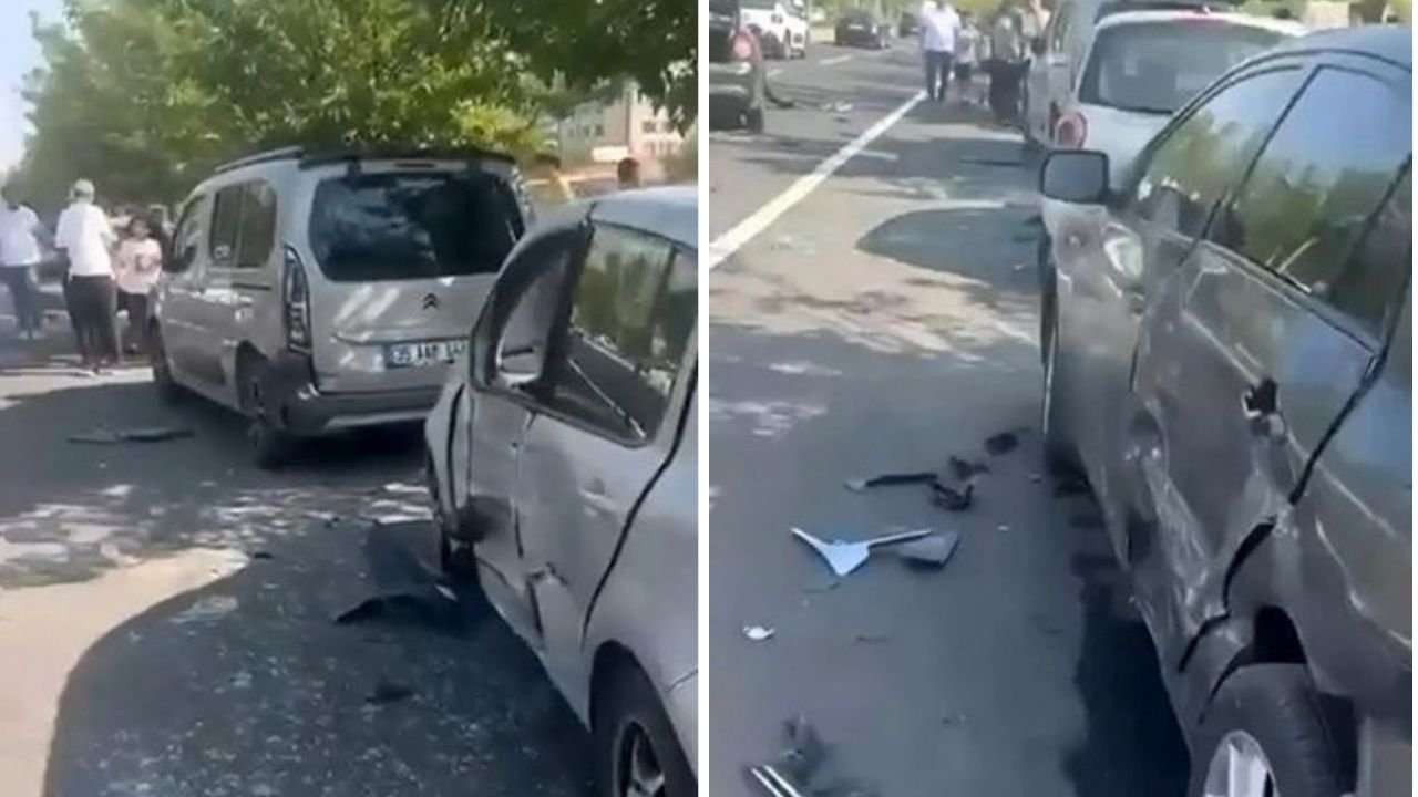 Diyarbakır’da aşırı hız kazaya neden oldu