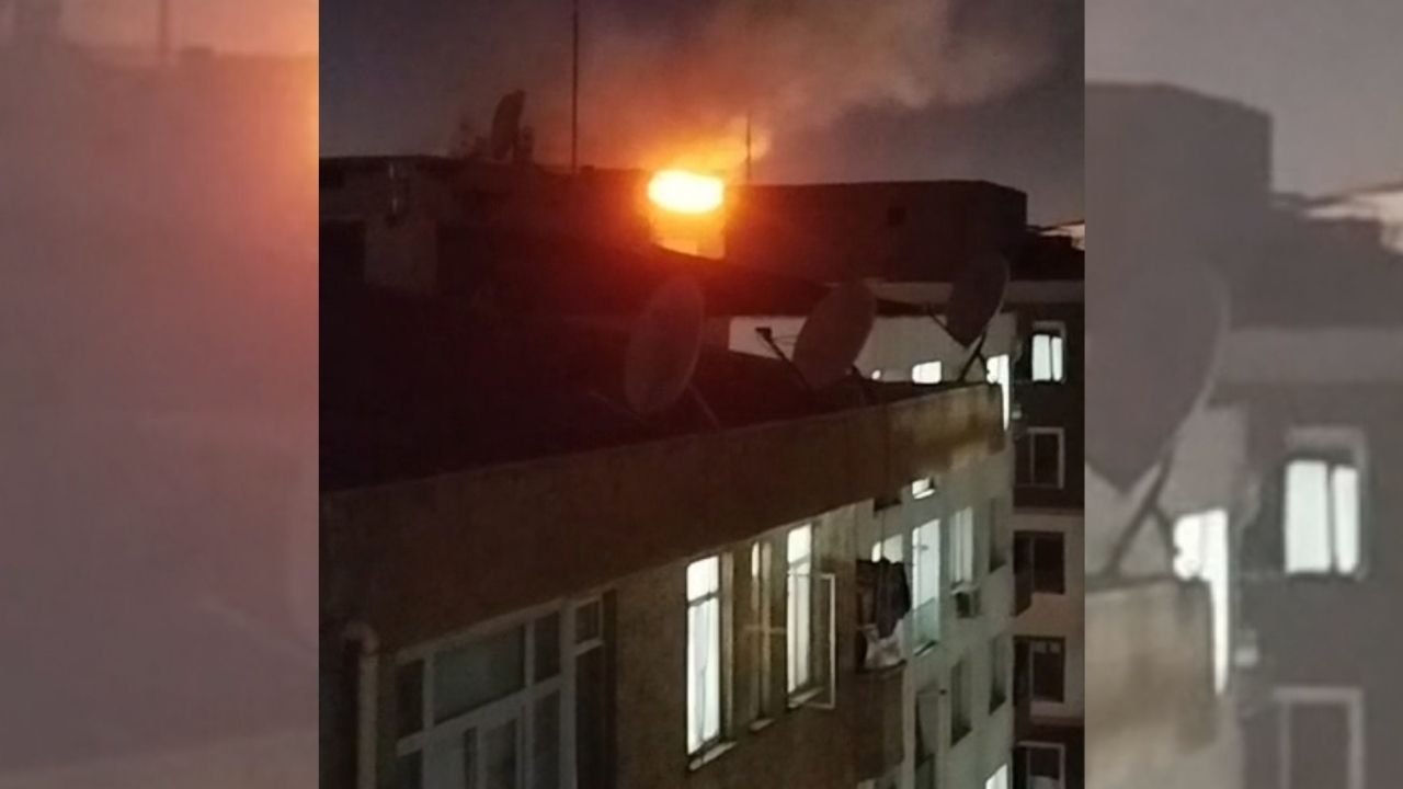 Diyarbakır’da gizemli yangın; Alevler arasında patlama sesleri duyuldu