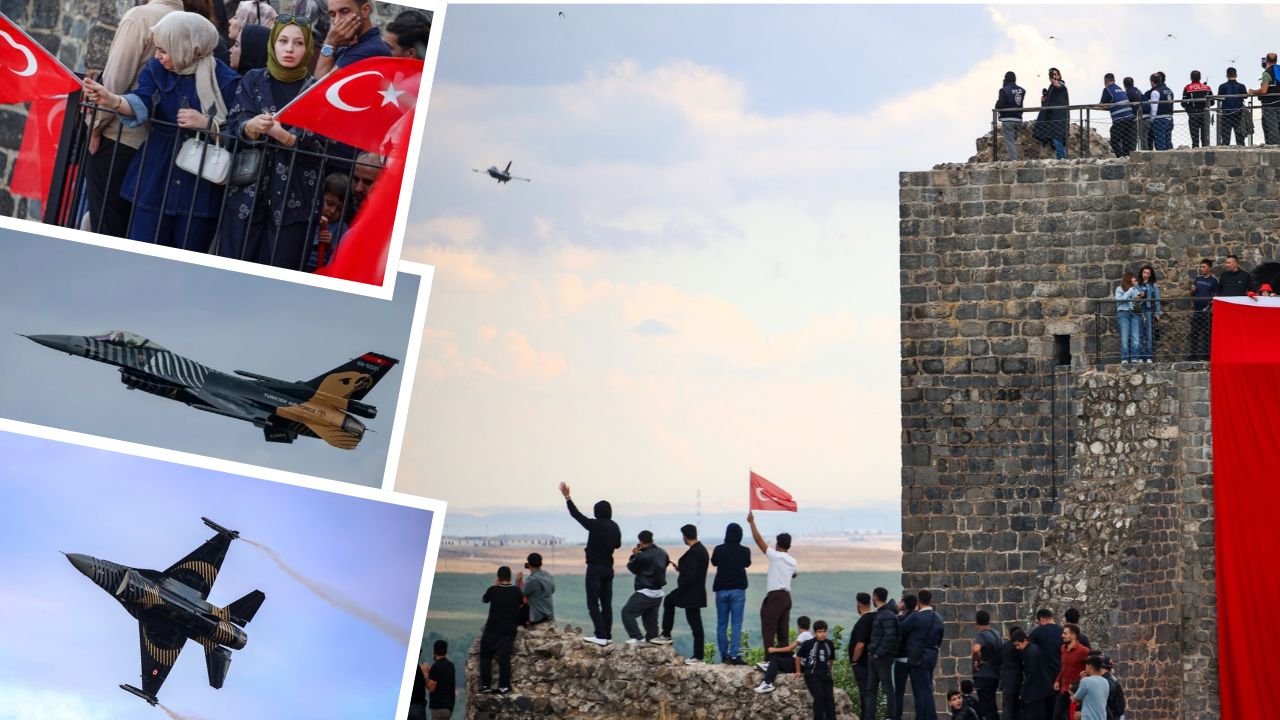 SOLOTÜRK Diyarbakır'da gösteri uçuşu yaptı