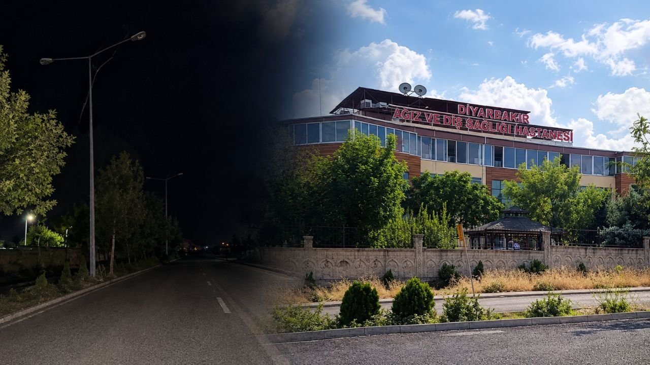 Diyarbakır’da hastaneye giden yol karanlıkta: Hasta ve çalışanlar tedirgin