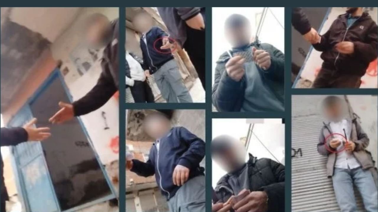 Diyarbakır’da uyuşturucu alarmı! Sokaklardaki tehlike kameralarda