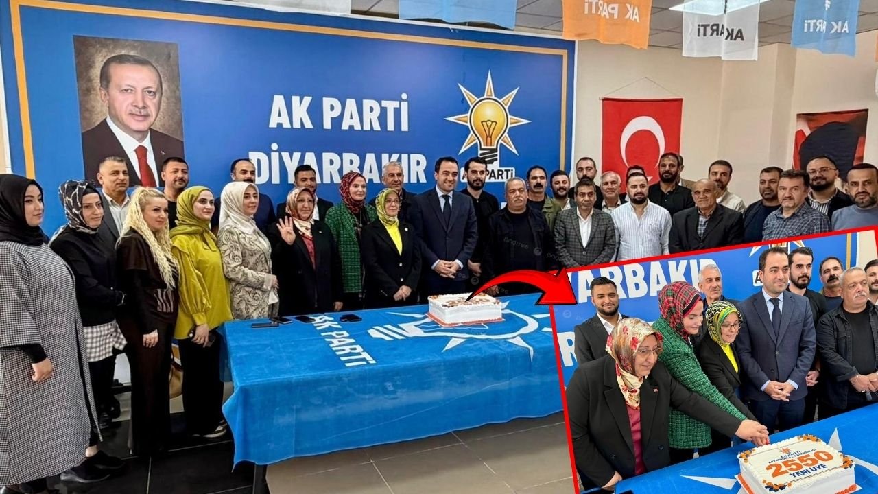 AK Parti Kayapınar'dan 'üye rekoru' hamlesi: 9 ayda 2 bin 550 yeni üye