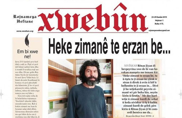 Haftalık Kürtçe Gazete “Xwebûn” yayın hayatına başlıyor