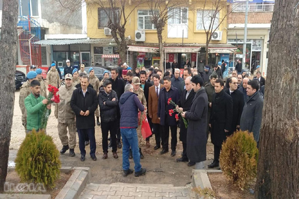 Çınar’daki patlamada hayatını kaybedenler anıldı