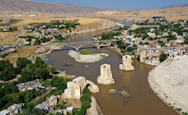 Hasankeyf’te sular yükselmeye başladı