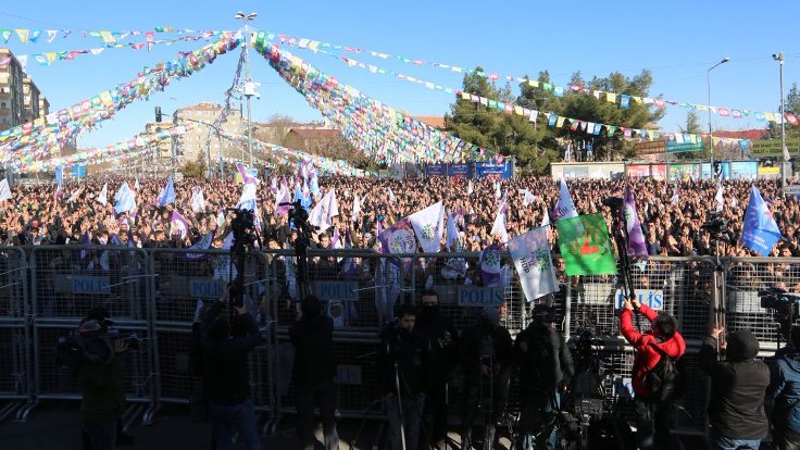 HDP'den açlık grevlerine destek mitingi