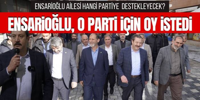 Ensarioğlu ailesi Diyarbakır'da o partiye mi oy verecek?