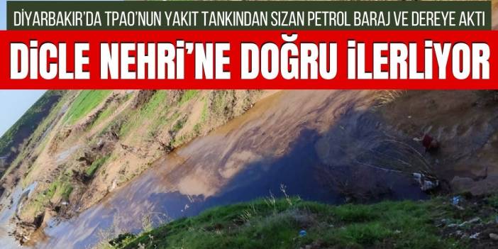 Diyarbakır’da petrol sızıntısı sonrası çevre felaketi uyarısı!