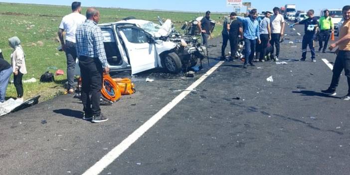 Şanlıurfa-Diyarbakır karayolunda feci kaza: 2 ölü, 6 yaralı