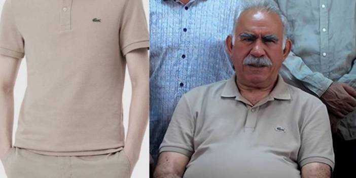 Öcalan giydiği Lacoste tişört yok satıyor: Fiyatı dudak uçuklattı!