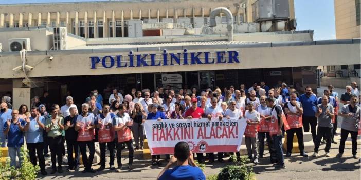 Dicle Üniversitesi çalışanlarından maaş farkları ve taksitlendirmeye tepki!