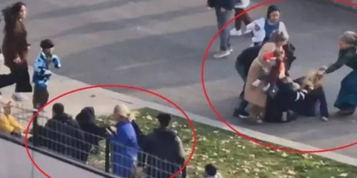 Diyarbakır Adliyesi önünde tekmeli-yumruklu kavga