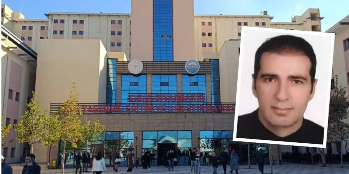 Diyarbakırlı öğretmenin hastane bahçesinde zamansız ölümü!