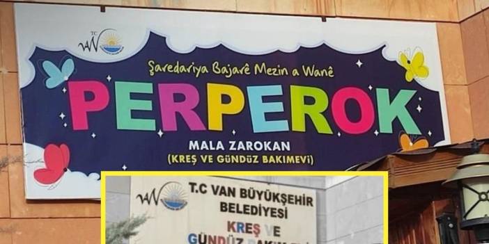 Kayyumun Kürtçe tahammülsüzlüğü; Kreşin Kürtçe tabelası indirildi