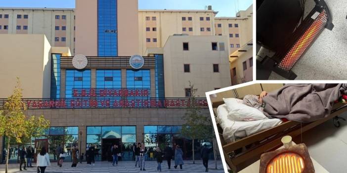 Diyarbakır’ın en büyük hastanesinde ısınma sorunu; Hastane mi Buzhane mi?