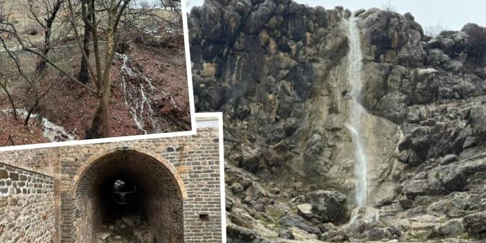 Diyarbakır'da kar bereketi; Lice'deki şelale yıllar sonra hayat buldu