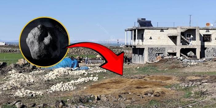 Diyarbakır'da gökyüzünden esrarengiz cisim düştü! Mahalle karantinaya alındı