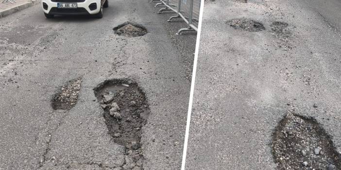 Diyarbakır'da bakımsız yollar halkı bezdirdi: Newroz Parkı yanı köstebek yuvasına döndü