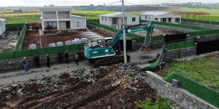 Diyarbakır’da lüks villalar için yıkım kararı