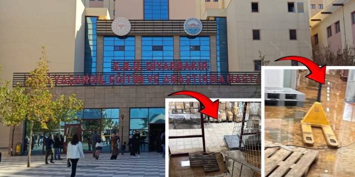 Diyarbakır Gazi Yaşargil Hastanesi’nde' Lağım' Skandalı: Tıbbi depolar sular altında!